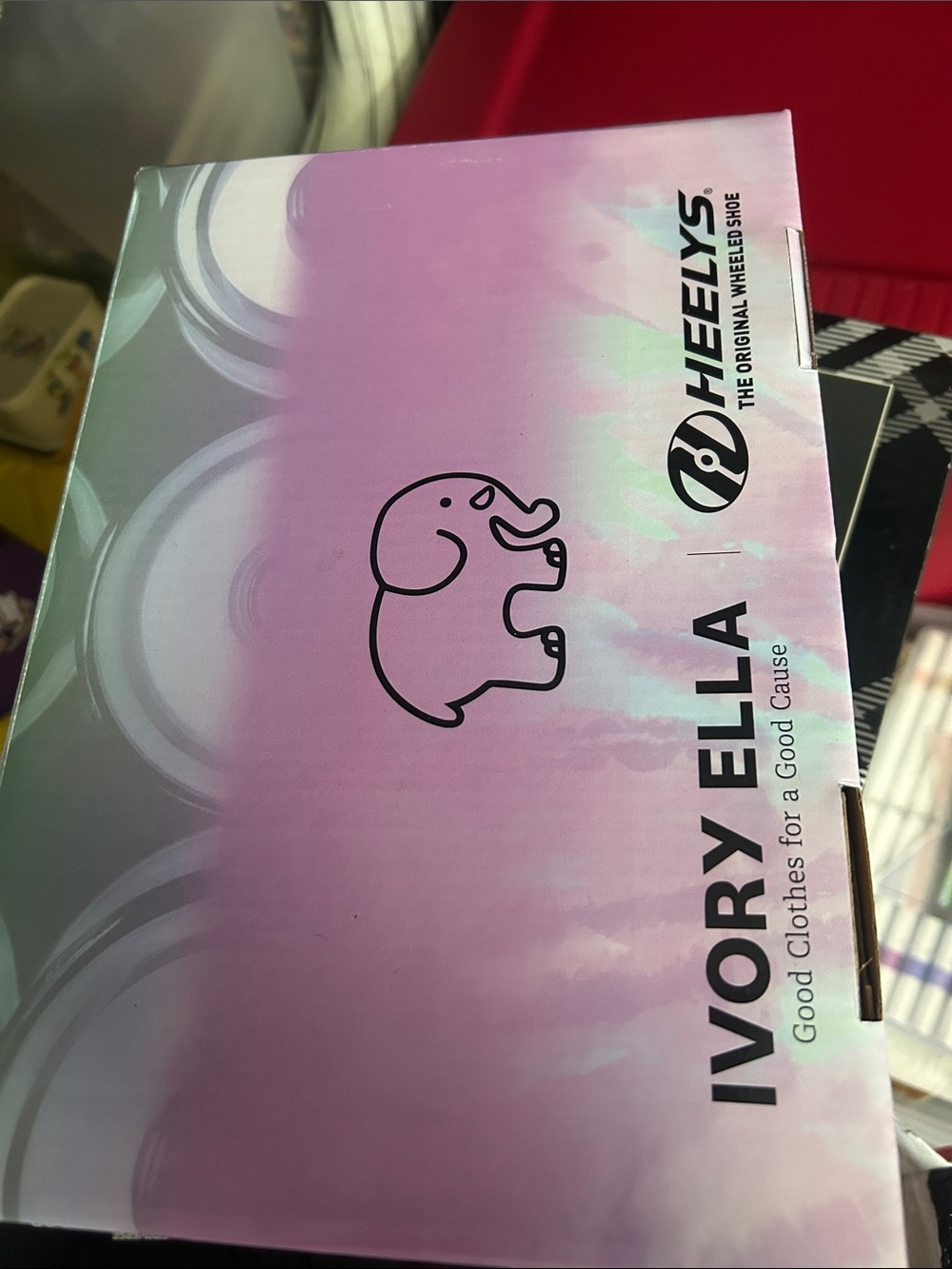 ivory ella Pink Ombre Kids Shoe Box